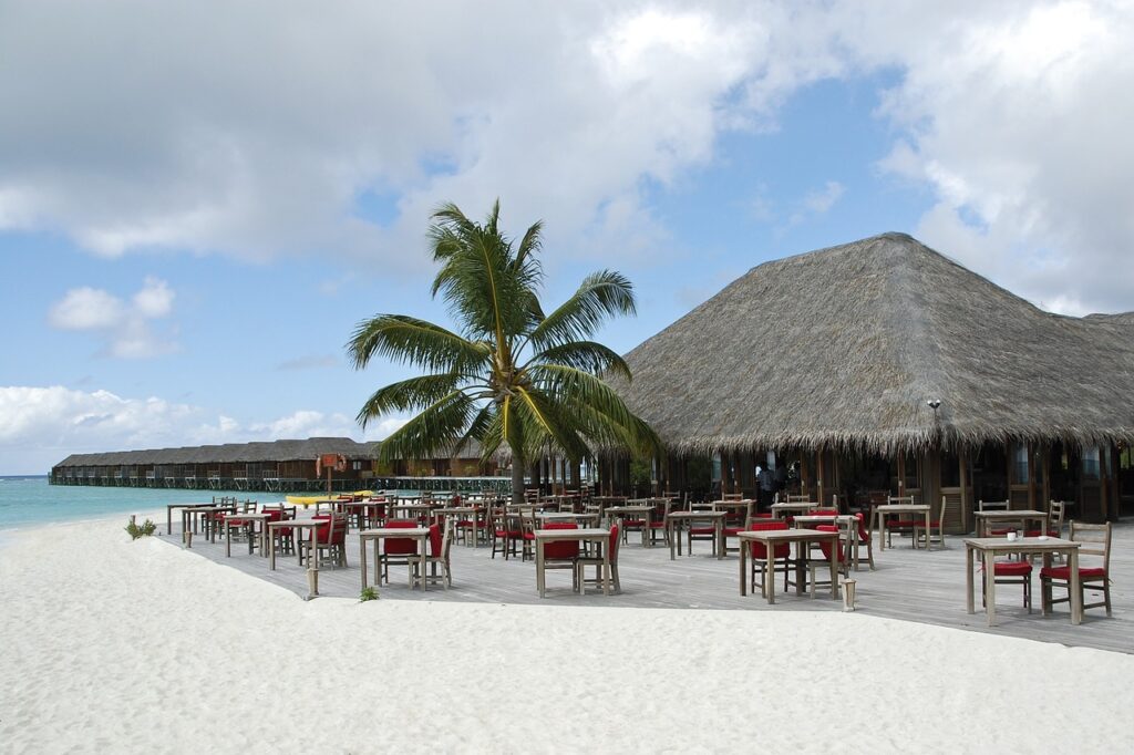 beach, nature, maldives