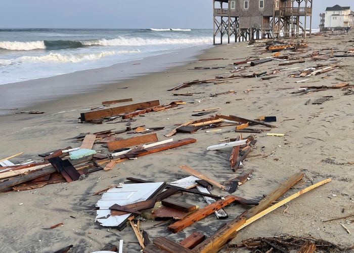 3rd Home Collapse in Outer Banks- North Carolina’s Coastal Crisis Unfolds